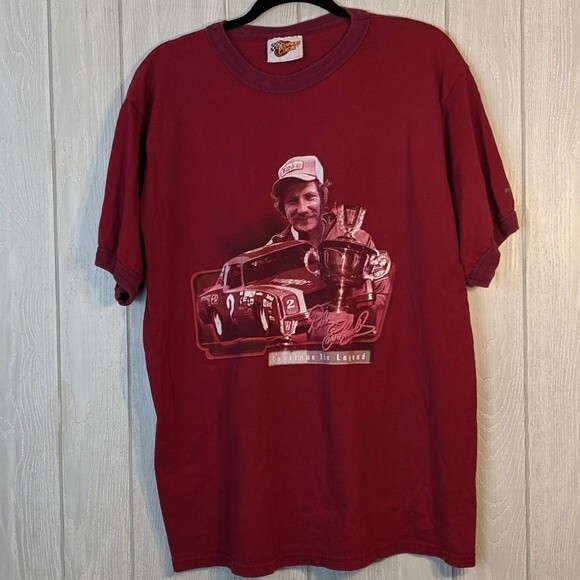 Vtg Dale Earnhardt Nascar Winston Cup Winner 1980 Sz XL Ringer Tee - Picture 8 of 8